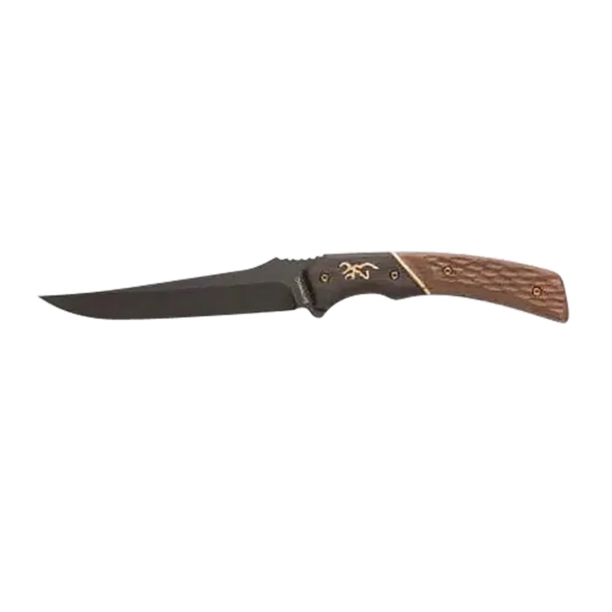 Browning Hunter Trail Fixed Knife Drop Point Brown - Durable, Lightweight and Reliable Handle - 3220394 - Browning