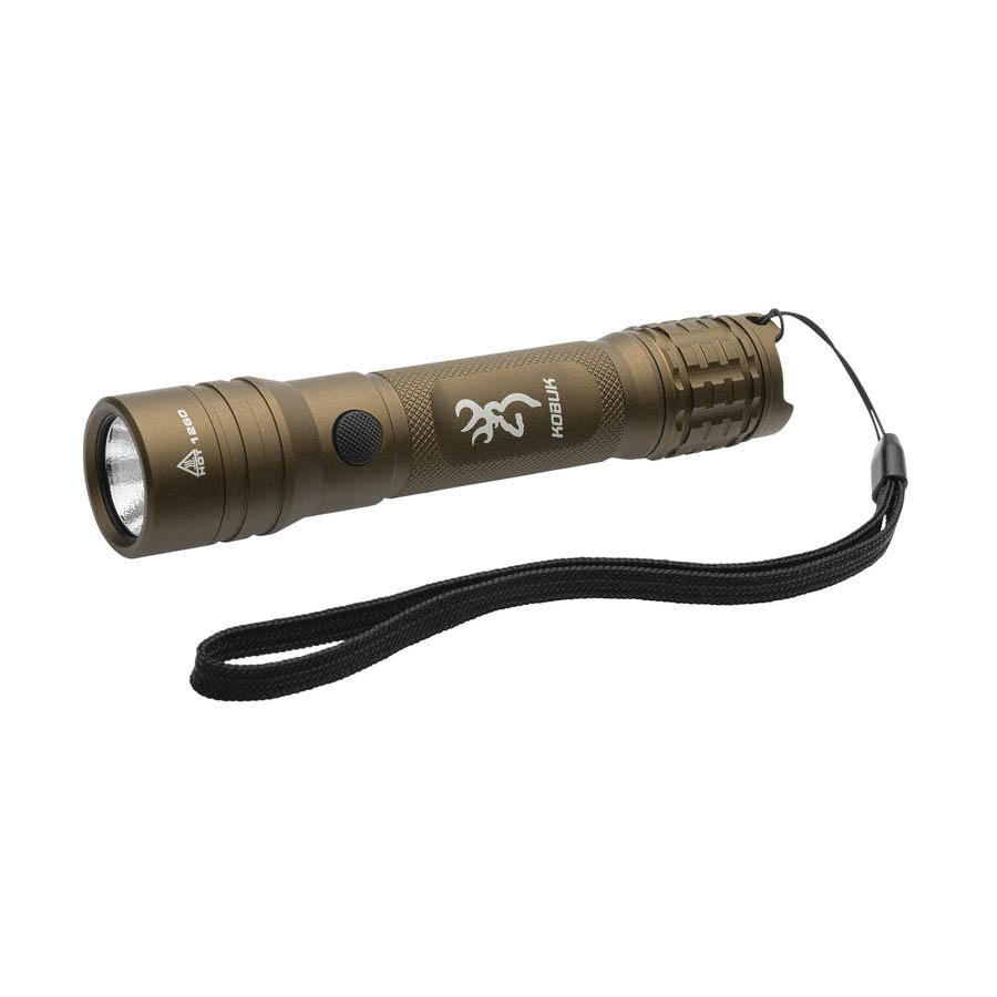 Browning Kobuk Flashlight - 2000 lm High-Intensity Flashlight for Maximum Visibility - 03711260 - Browning