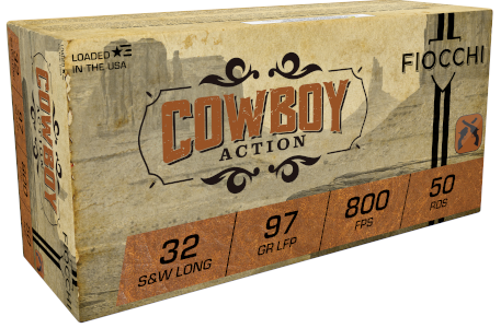 Fiocchi Cowboy Action .32 S&W Long 97gr LFP Ammo, 50rds - 32SWLL - Fiocchi