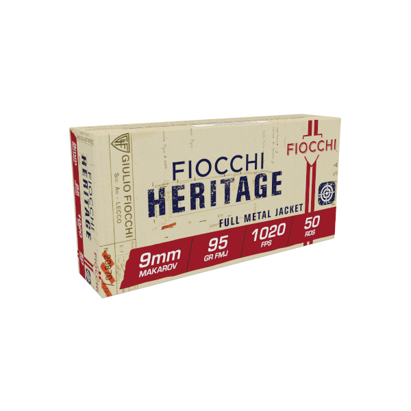 Fiocchi 9X18 Makarov 95GR FMJ Ammunition 50rds - 9MAK - Fiocchi