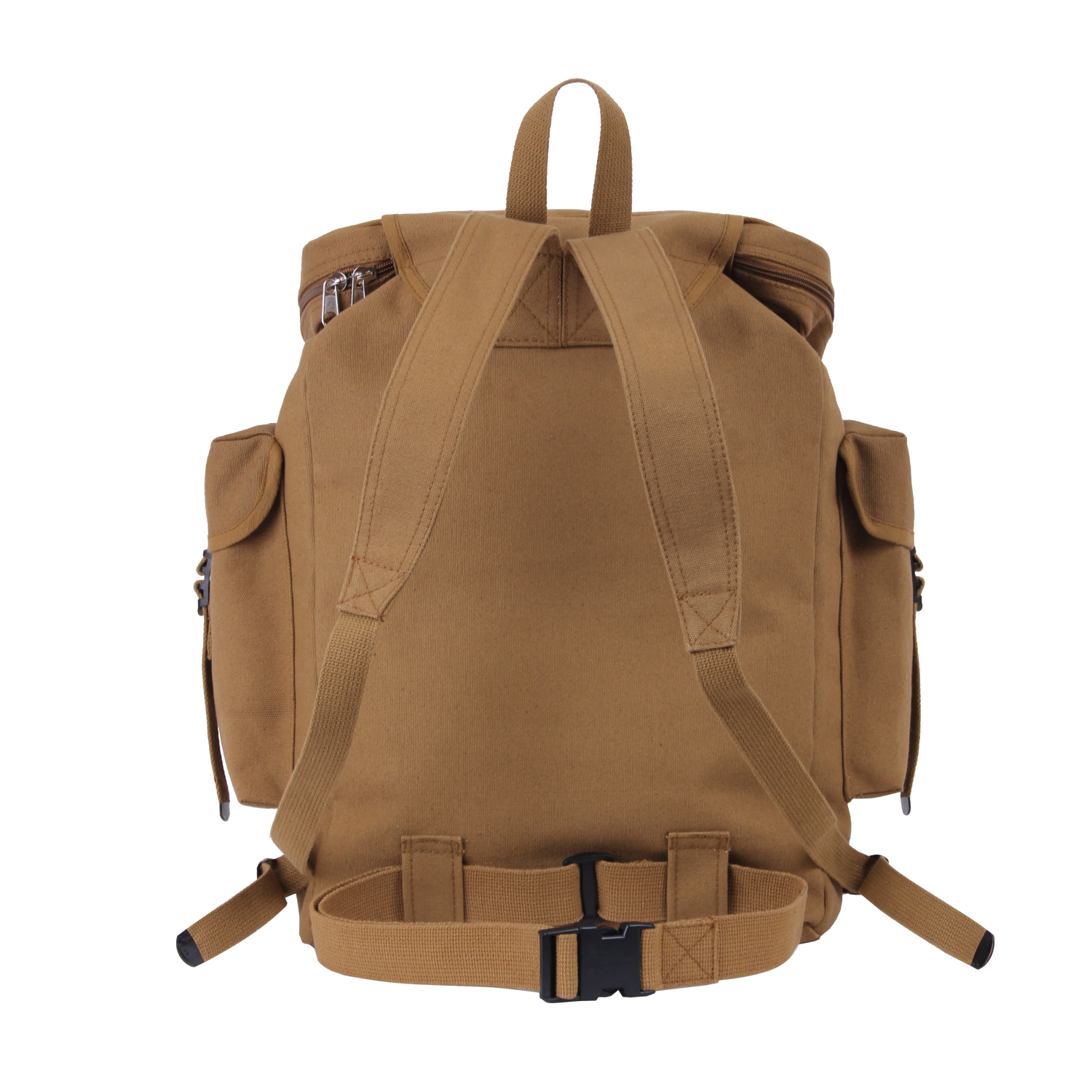 Rothco Canvas European Style Rucksack - Coyote Brown - Rothco