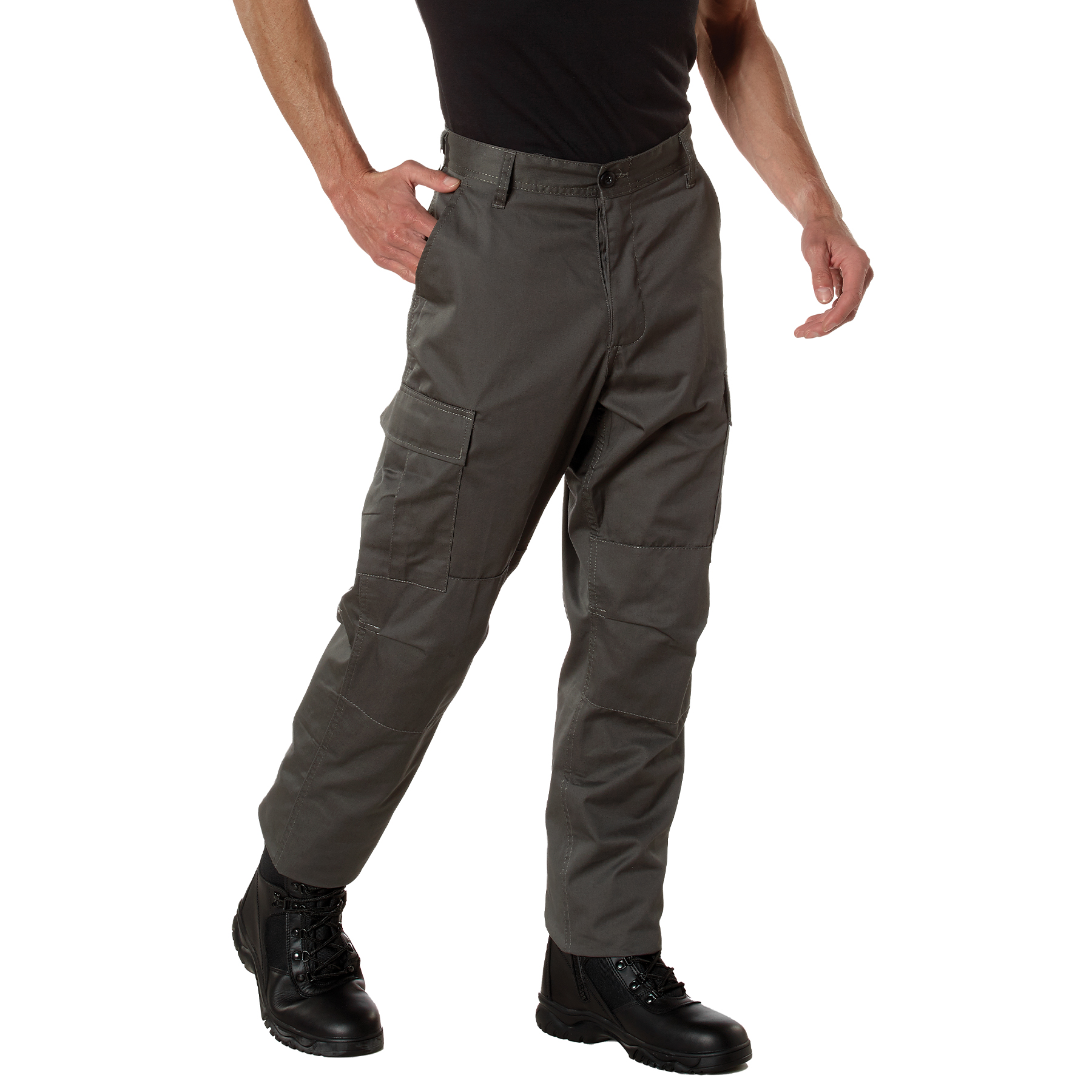 Rothco Rothco Tactical Bdu Pants - Charcoal Grey, Large