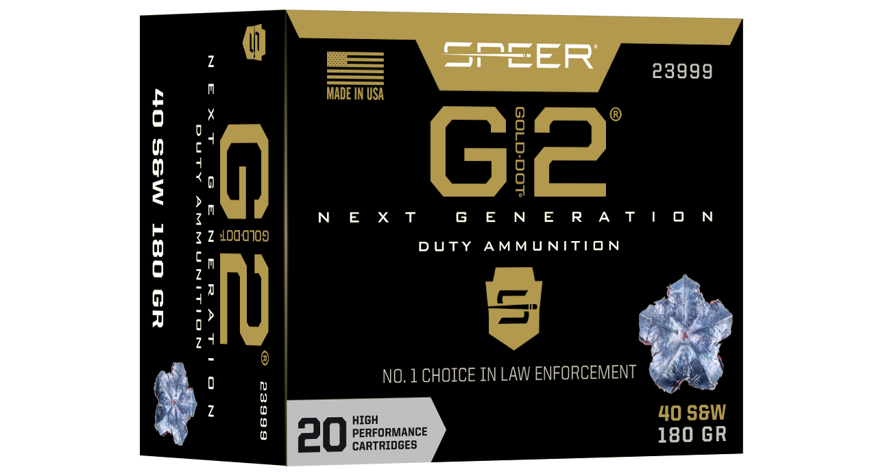Speer Gold Dot G2 .40 S&W 180 Grain 20 Rounds Ammunition - 23999 - Speer