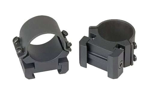 Weaver Sure Grip 1 inch Medium Aluminum Tactical Style Scope Ring, Matte Black - 49163 - Weaver