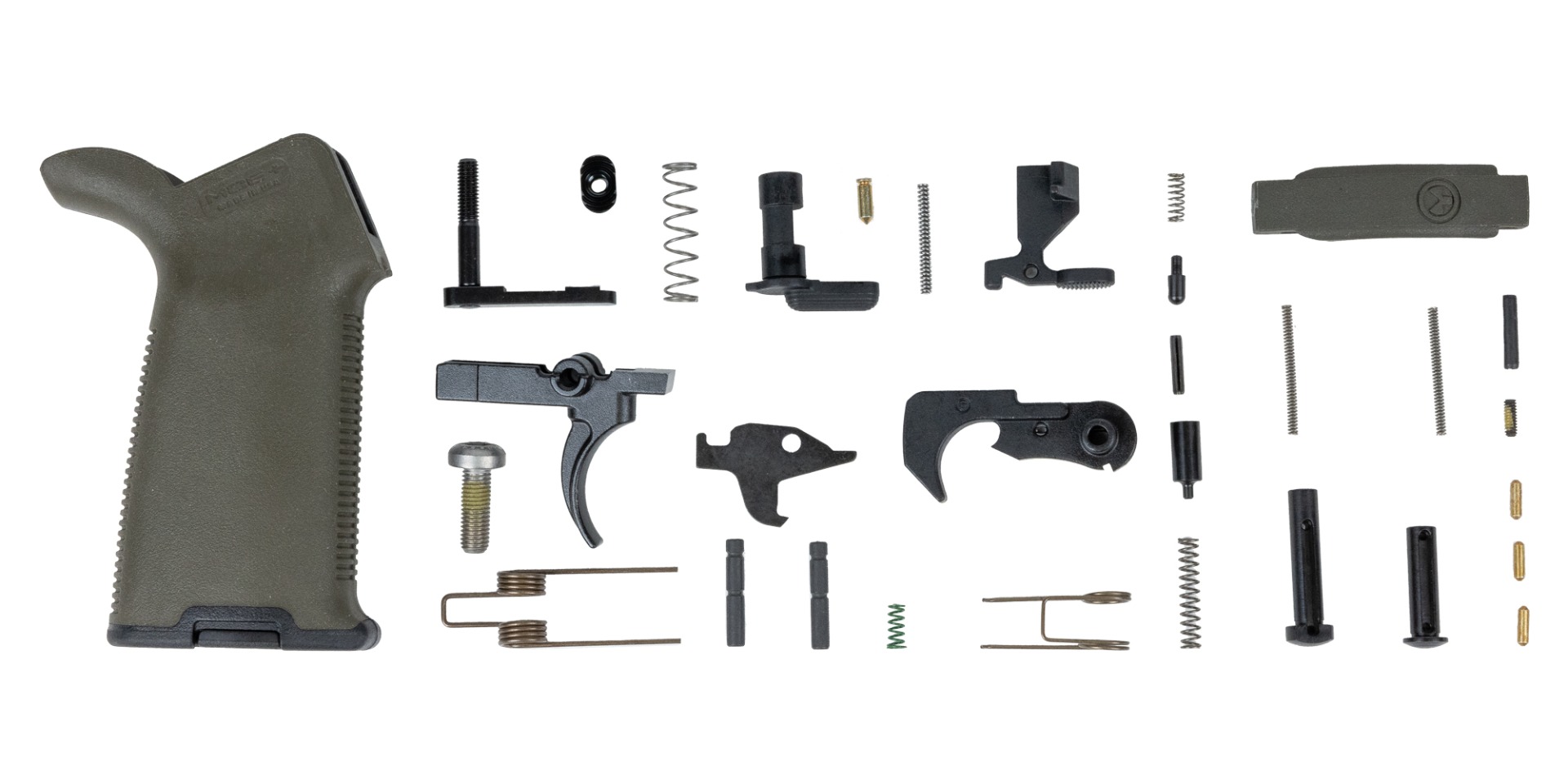 PSA AR-15 Lower Parts Kit MOE+, OD Green - 24108 - Palmetto State Armory