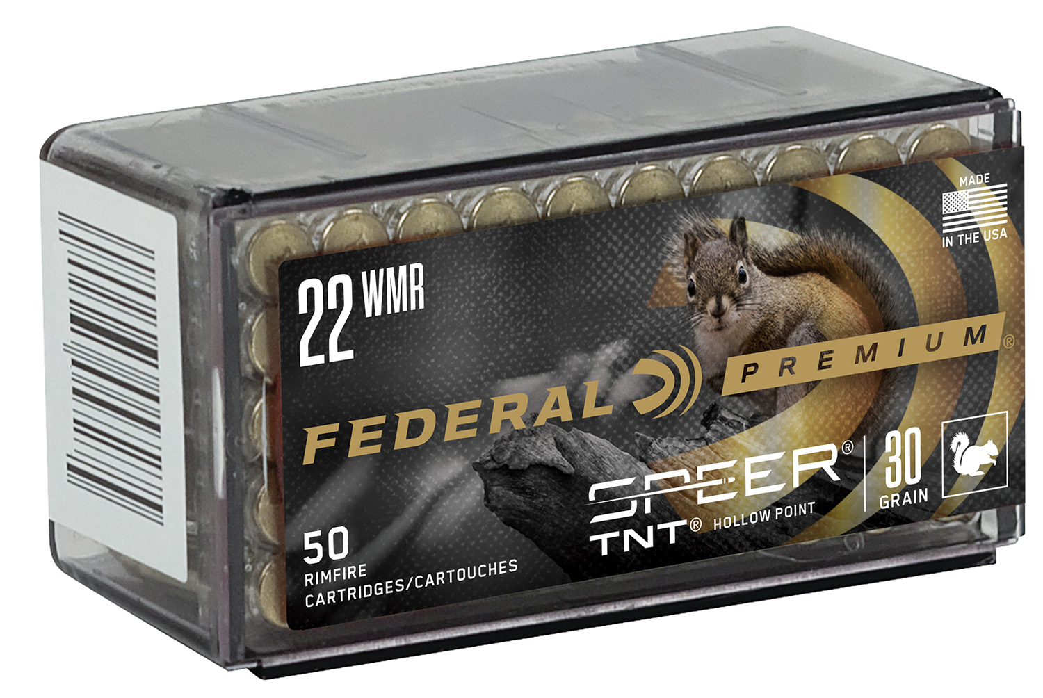 Federal Premium 22 WMR 30gr Speer TNT HP, 50rds - P765 - Federal