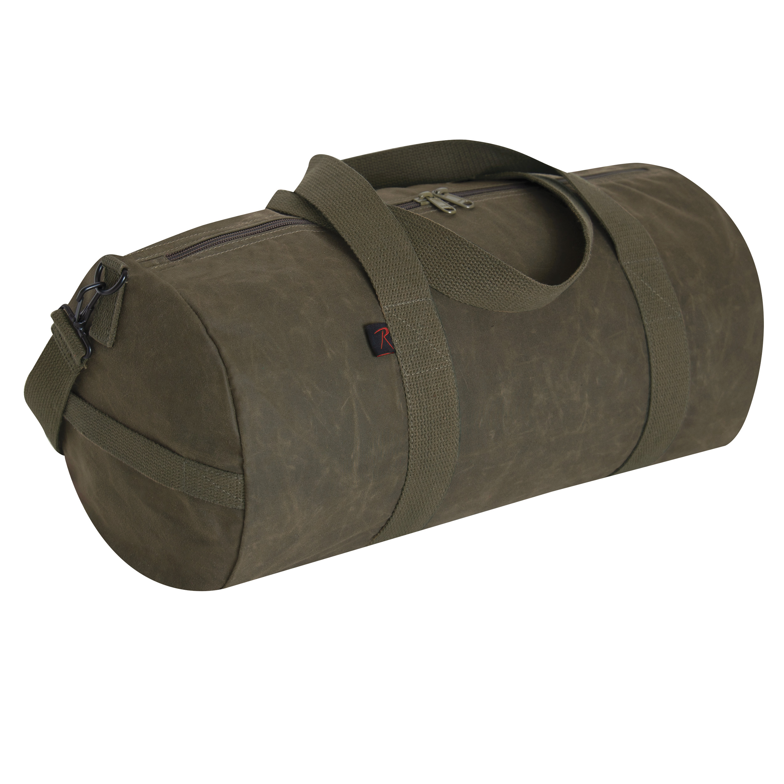 Rothco Rothco Waxed Canvas Shoulder Duffle Bag - 19 Inch, Olive Drab