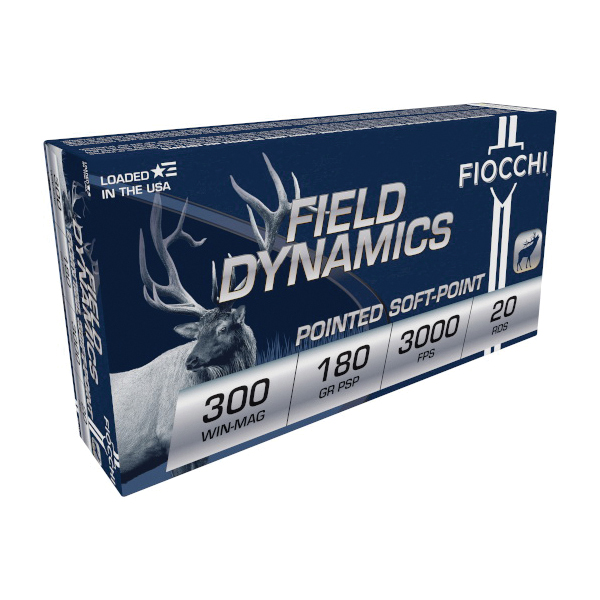 Fiocchi Field Dynamics .300 Win Mag 180 gr SP 20rds - Fiocchi
