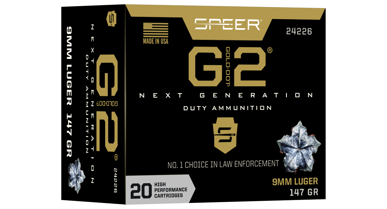 Speer Gold Dot 9mm Ammo 147 Gr G2 20rds - 24226 - Speer