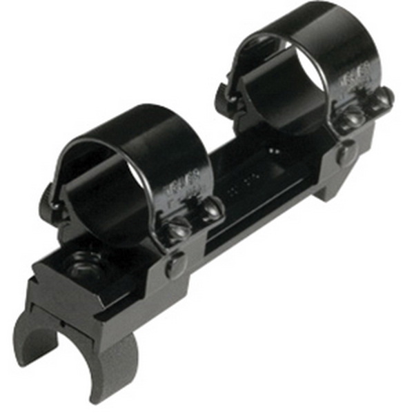 Weaver Smith and Wesson Revolvers Aluminum Pistol Mount 1-Piece Scope Base, Nickel Plated - 48496 - Weaver