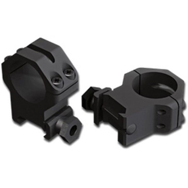 Weaver 30mm High Aircraft Grade Aluminum 4-Hole Skeleton Ring, Matte Black - 48366 - Weaver
