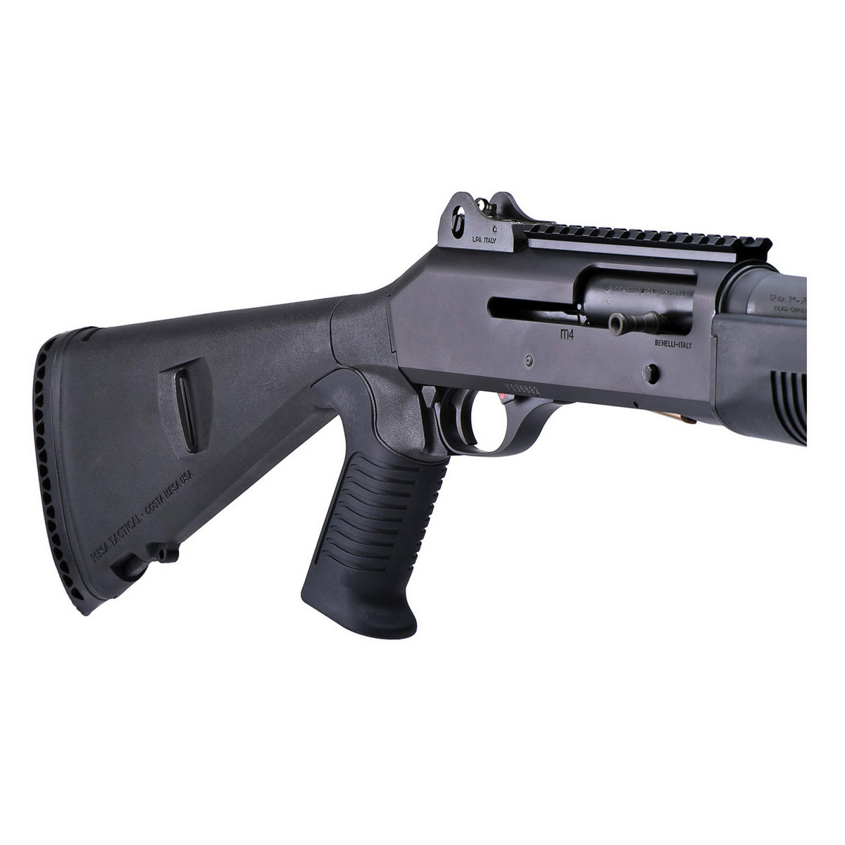 Mesa Tactical Urbino Pistol Grip Stock Fits Benelli M4 w/Standard Butt, Black - Mesa Tactical
