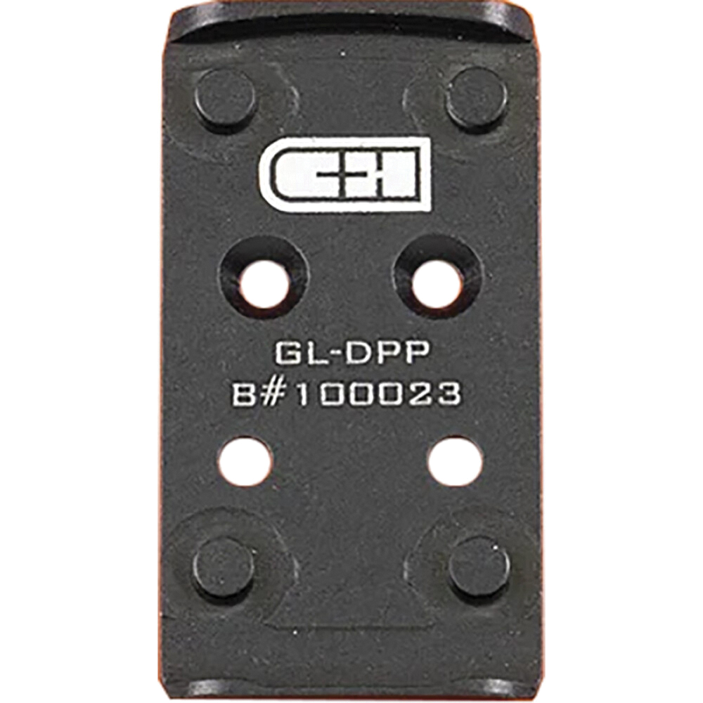 C&H Precision Optic Plate - Glock MOS TO LEU DPP- GL-DPP - C&H Precision