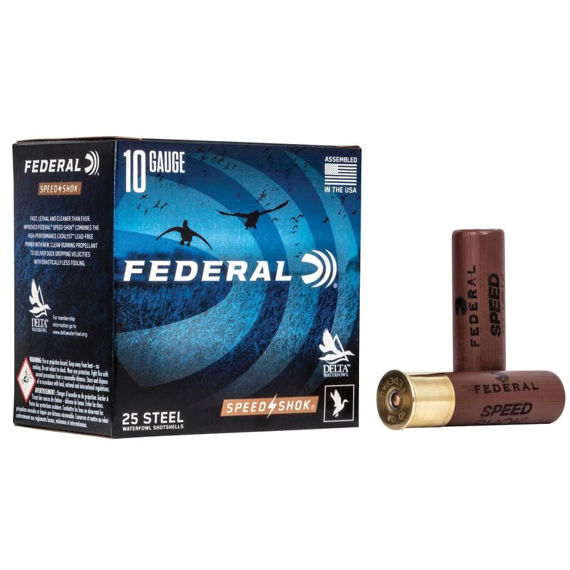 Federal Speed-Shok 10 Gauge 3-1/2" 2 1-1/2 Ounce 25rds
