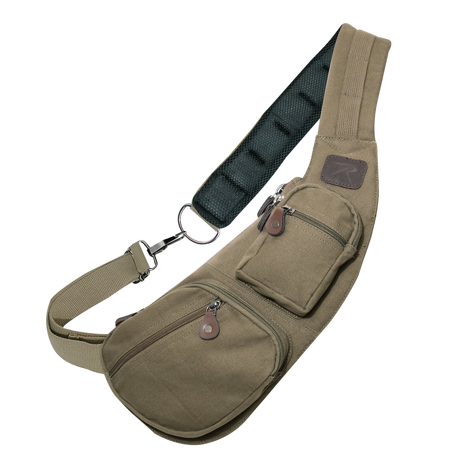 Rothco Rothco Crossbody Canvas Sling Bag - Vintage Olive Drab