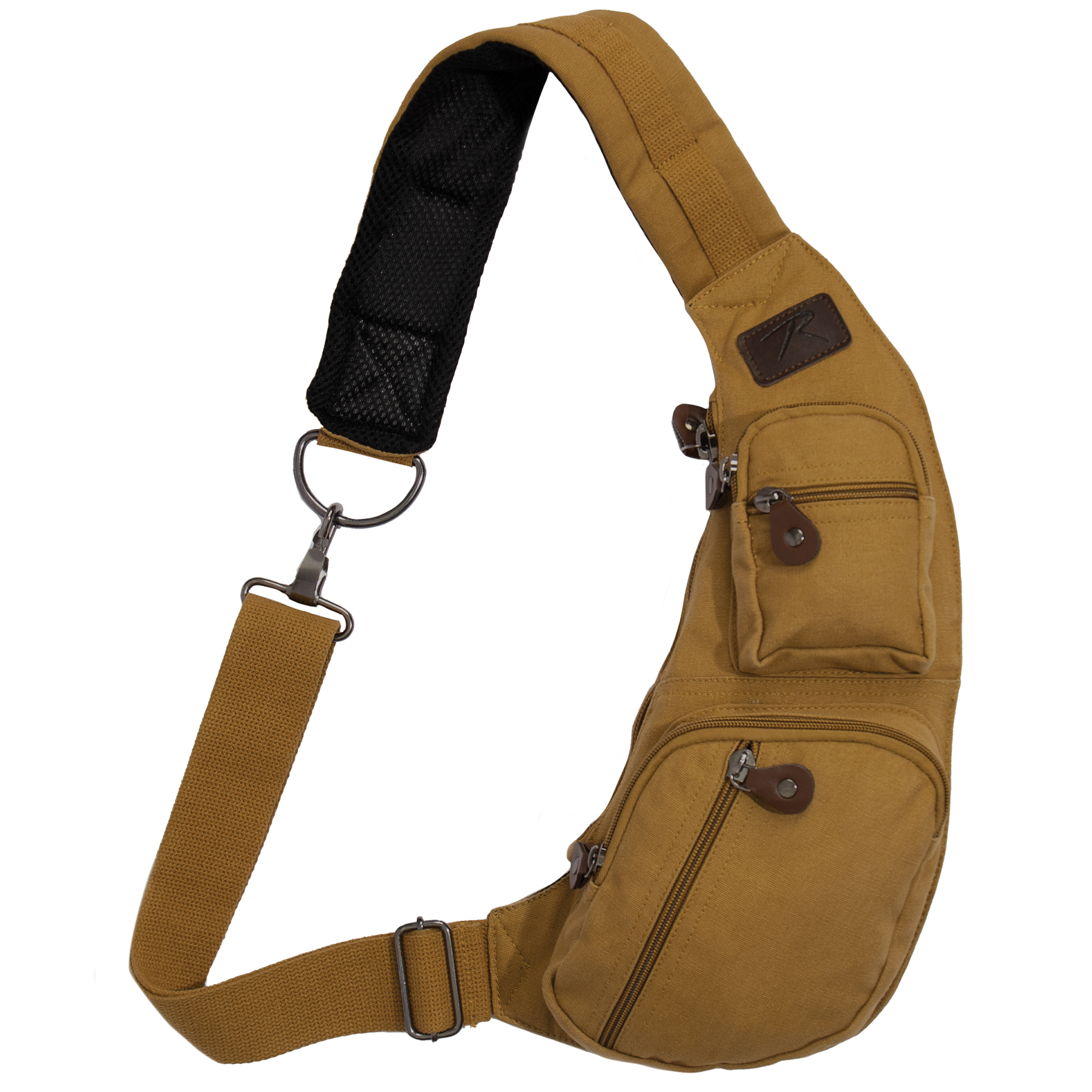 Rothco Rothco Crossbody Canvas Sling Bag - Coyote Brown