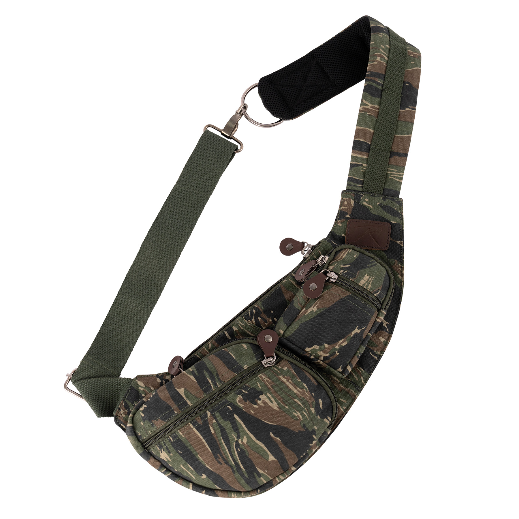 Rothco Rothco Crossbody Canvas Sling Bag - Tiger Stripe Camo