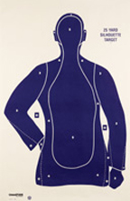 Champion Police Silhouette Target B21E (100/PK) 45759