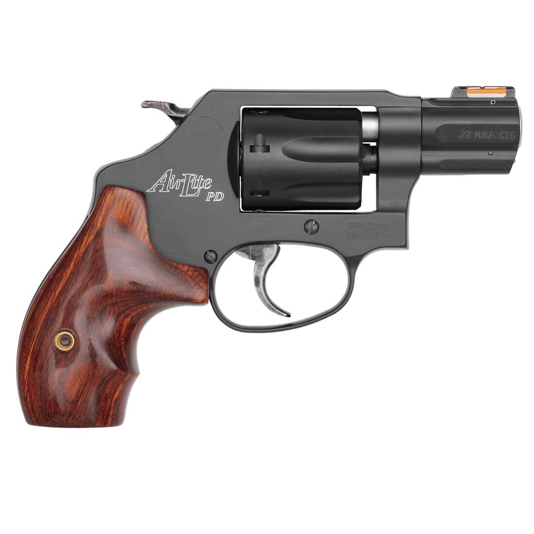 Smith & Wesson Model 351/J-Frame .22 Magnum Revolver 1.88" 7rds, Black - Smith & Wesson