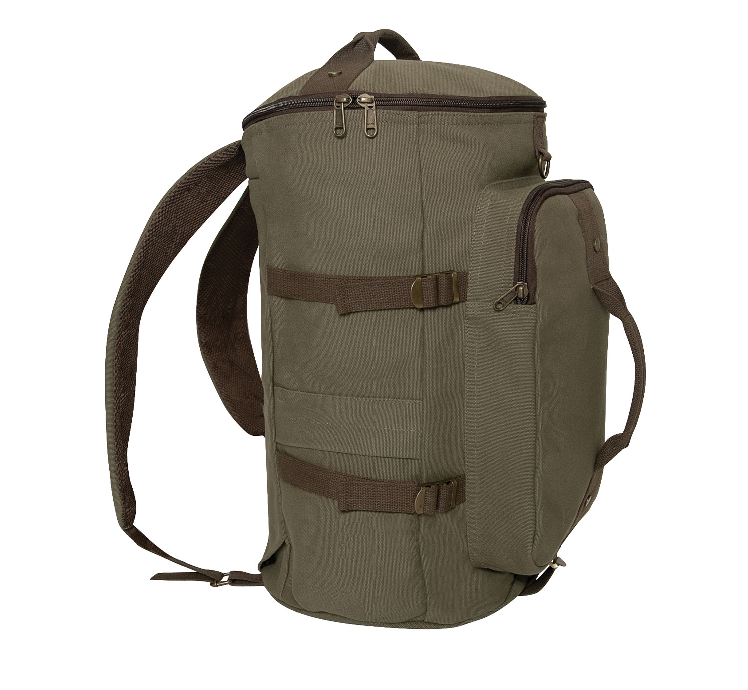Rothco Rothco Convertible Canvas Duffle - Backpack - 19 Inches, Olive Drab