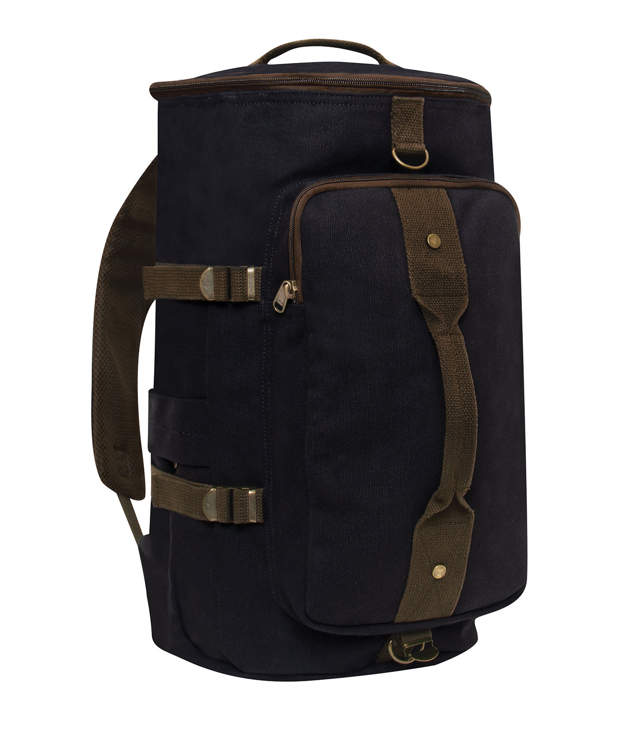 Rothco Rothco Convertible Canvas Duffle - Backpack - 19 Inches, Black