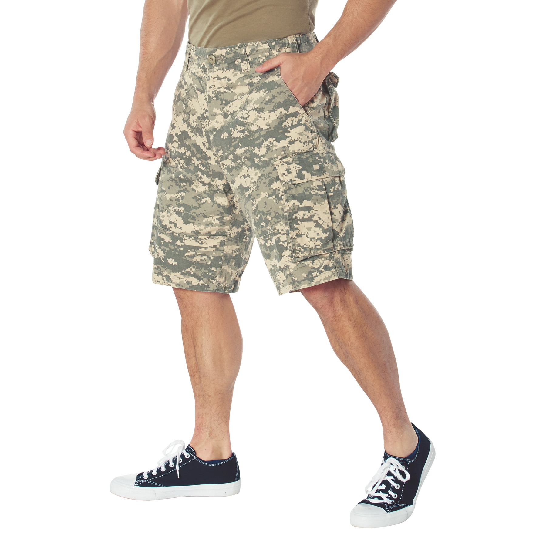 Rothco Rothco Vintage Paratrooper Cargo Shorts - Acu Digital Camo, X-Large
