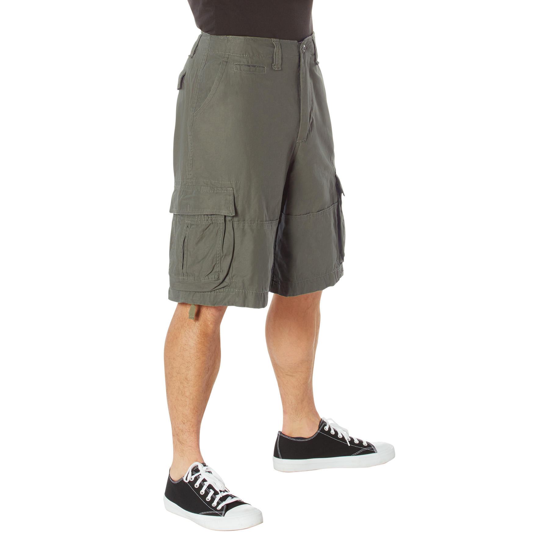 Rothco Rothco Vintage Utility Cargo Shorts - Olive Drab, Small