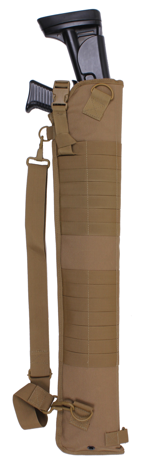 Rothco Tactical Molle Shotgun Scabbard - Coyote Brown - Rothco