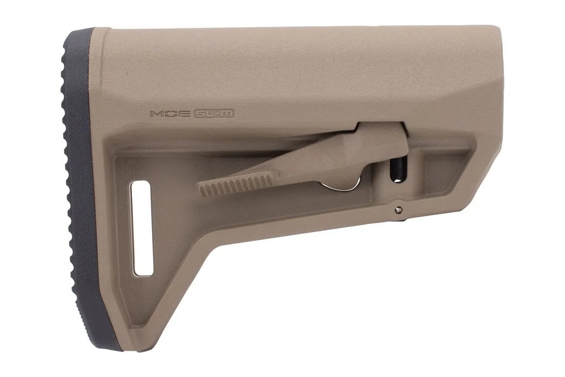 Magpul MOE SL-M Carbine Stock - Mil-Spec - FDE - MAG1242-FDE - Magpul
