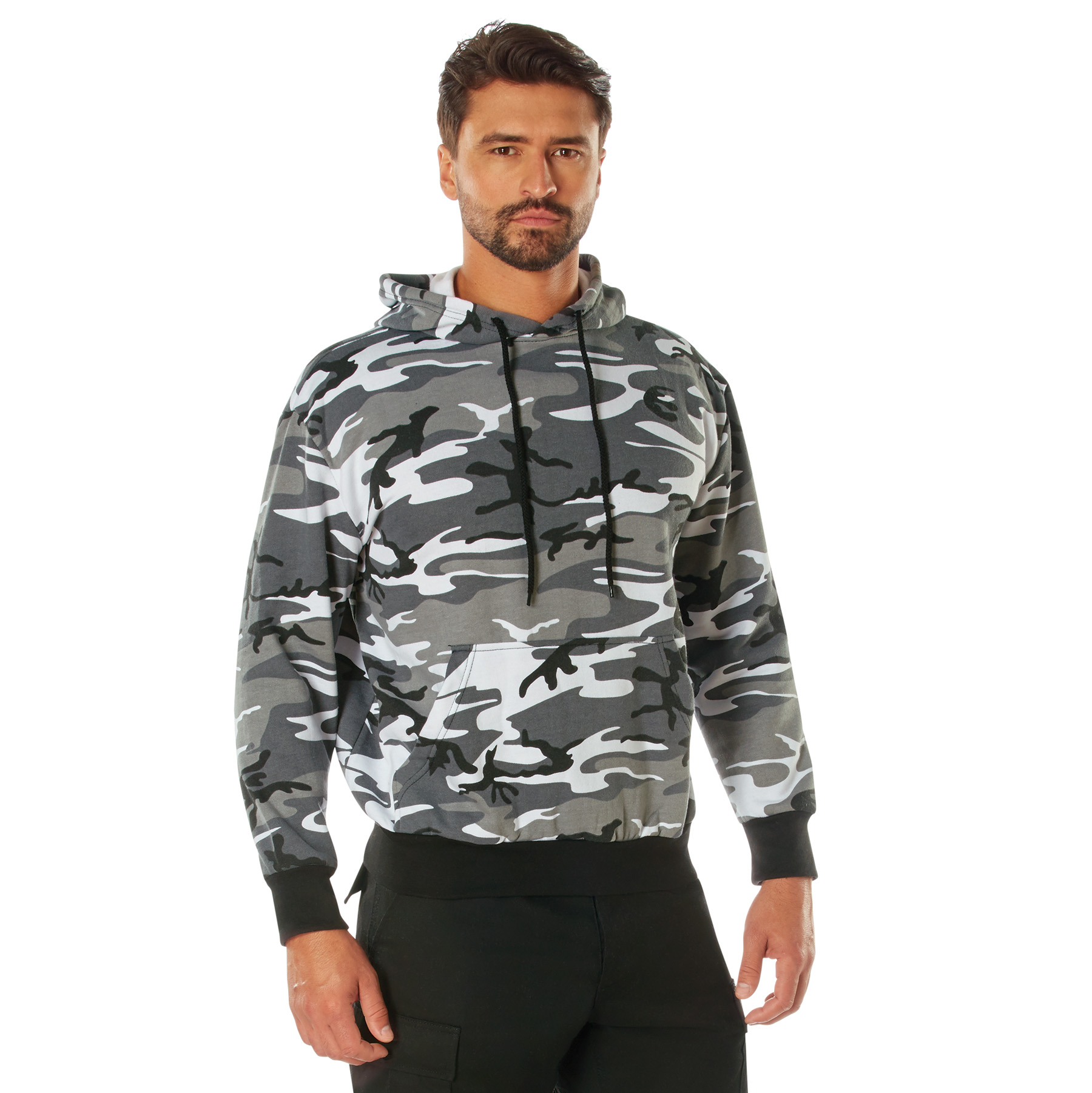 Rothco Rothco Camo Pullover Hooded Sweatshirt - City Camo, Medium