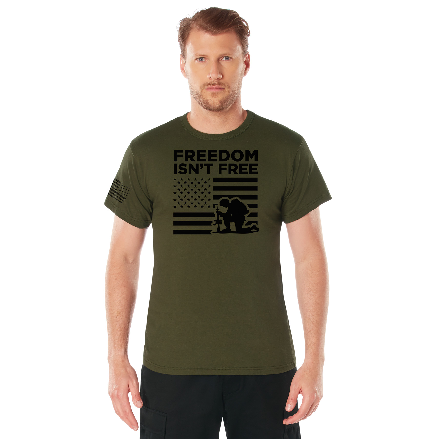 Rothco Rothco Freedom Isnt Free T-Shirt - Olive Drab, 3X-Large