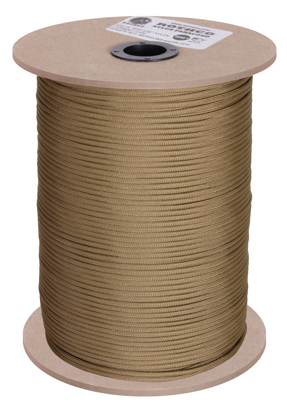 Rothco Rothco Nylon Paracord 550Lb 1000 Foot Spool - Coyote Brown