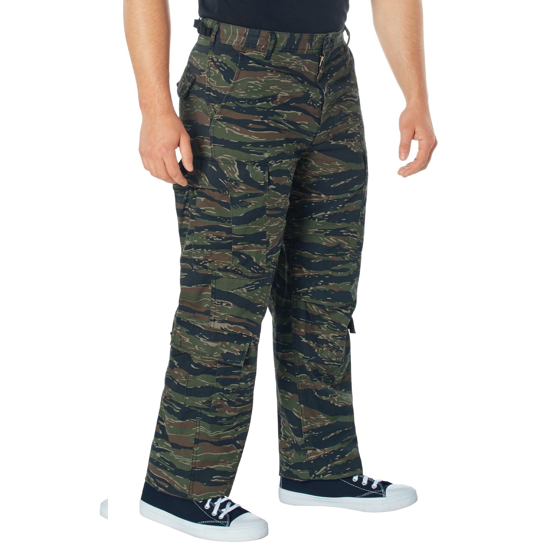 Rothco Rothco Vintage Paratrooper Cargo Fatigue Pants - Tiger Stripe Camo, Small