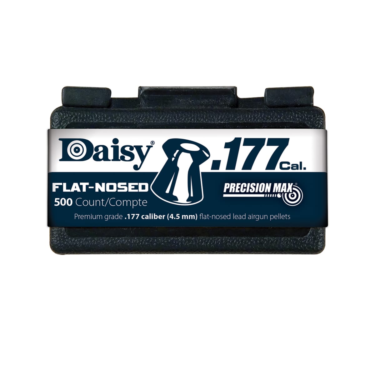 Daisy .177 Caliber Precsionmax Flat Pellets 500 Count-990557-612 - Daisy Outdoor Products