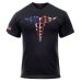 Rothco Rothco Medical Symbol Caduceus T-Shirt - Black, Large