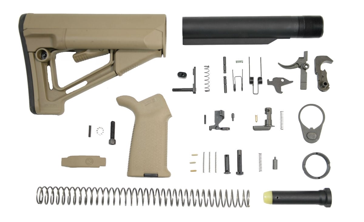 Palmetto State Armory Magpul STR Lower Build Kit - Flat Dark Earth - Palmetto State Armory