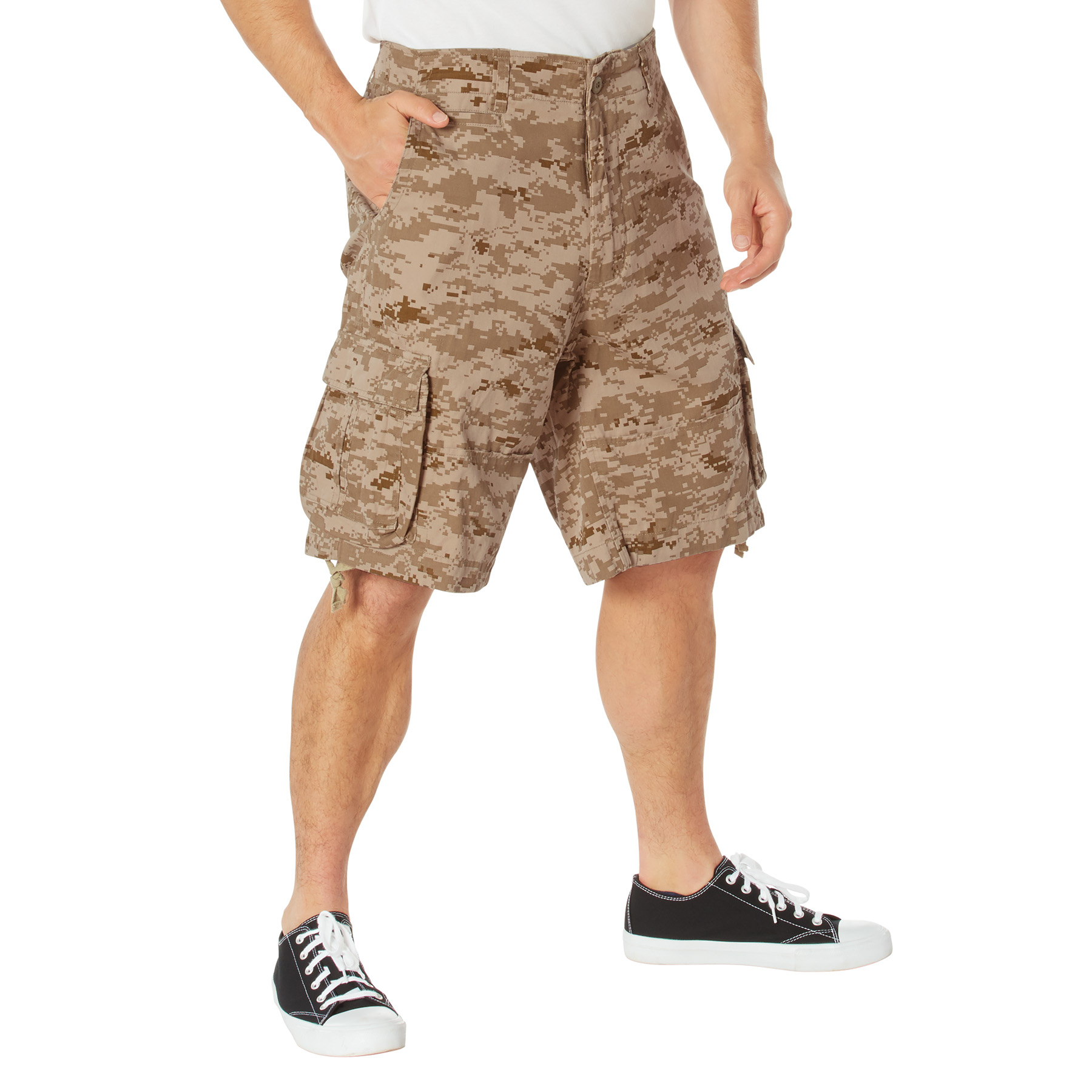 Rothco Rothco Vintage Utility Cargo Shorts - Desert Digital Camo, X-Large