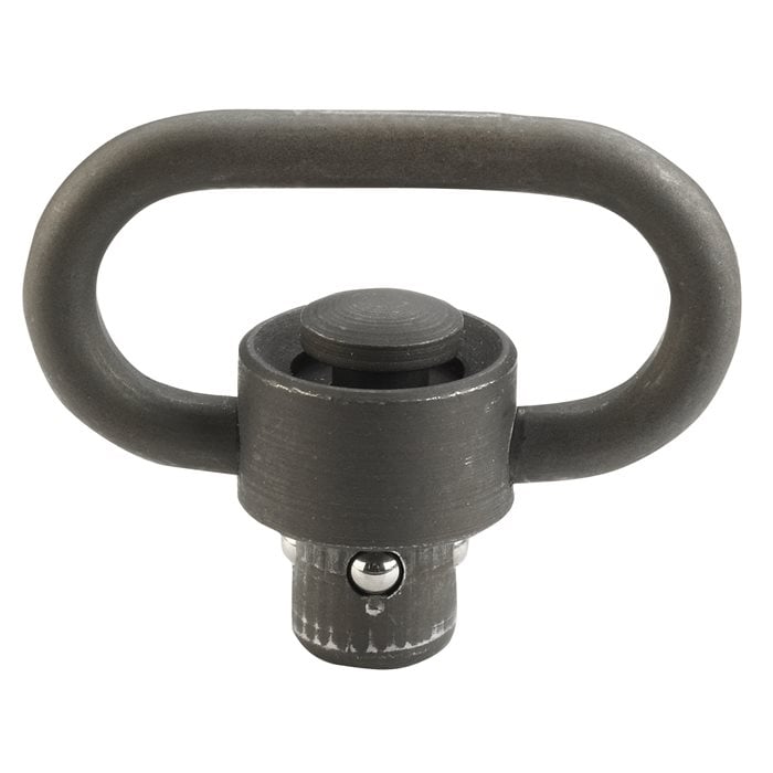 Blackhawk! Heavy Duty Push Button Sling Swivel, Black - 71SS00BK