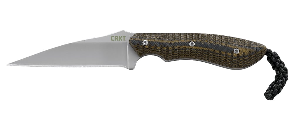 CRKT S.P.E.W. (Small Pocket Everyday Wharncliffe) Fixed Blade Knife - Crkt
