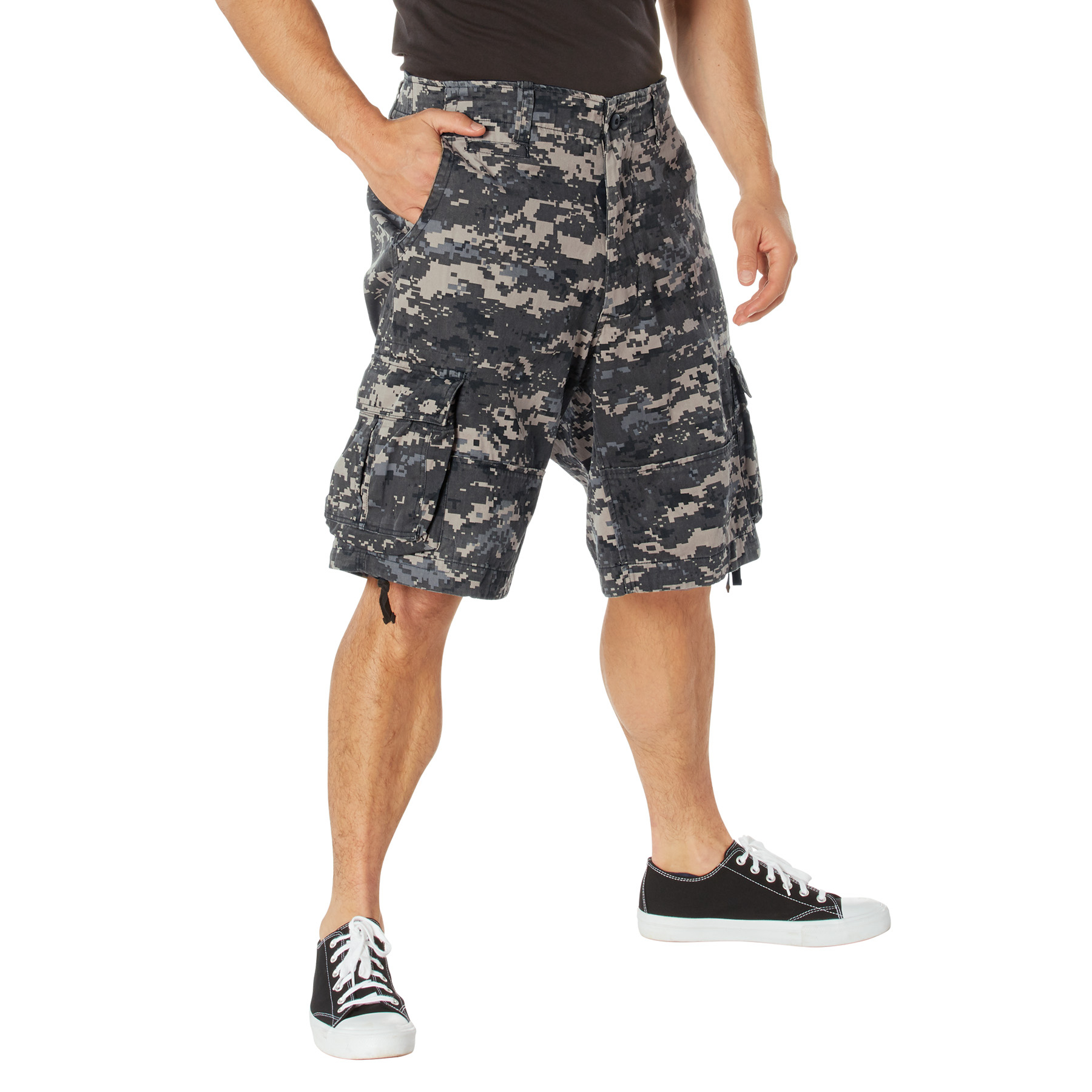 Rothco Rothco Vintage Utility Cargo Shorts - Subdued Urban Digital Camo, X-Small