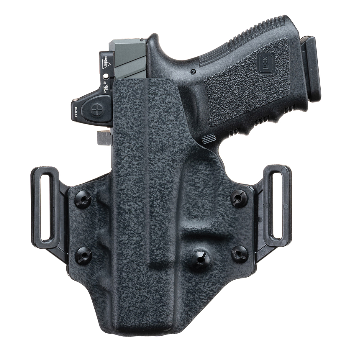Crucial Concealment Covert OWB FN 509/510/545 OWB Holster Right Kydex, Black - Crucial Concealment