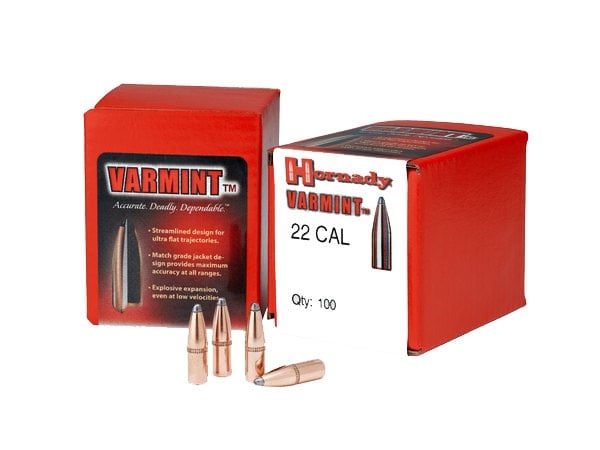 Hornady 22 Cal (.224) SPSX Bullets - 55gr - 100ct -2260 - Hornady
