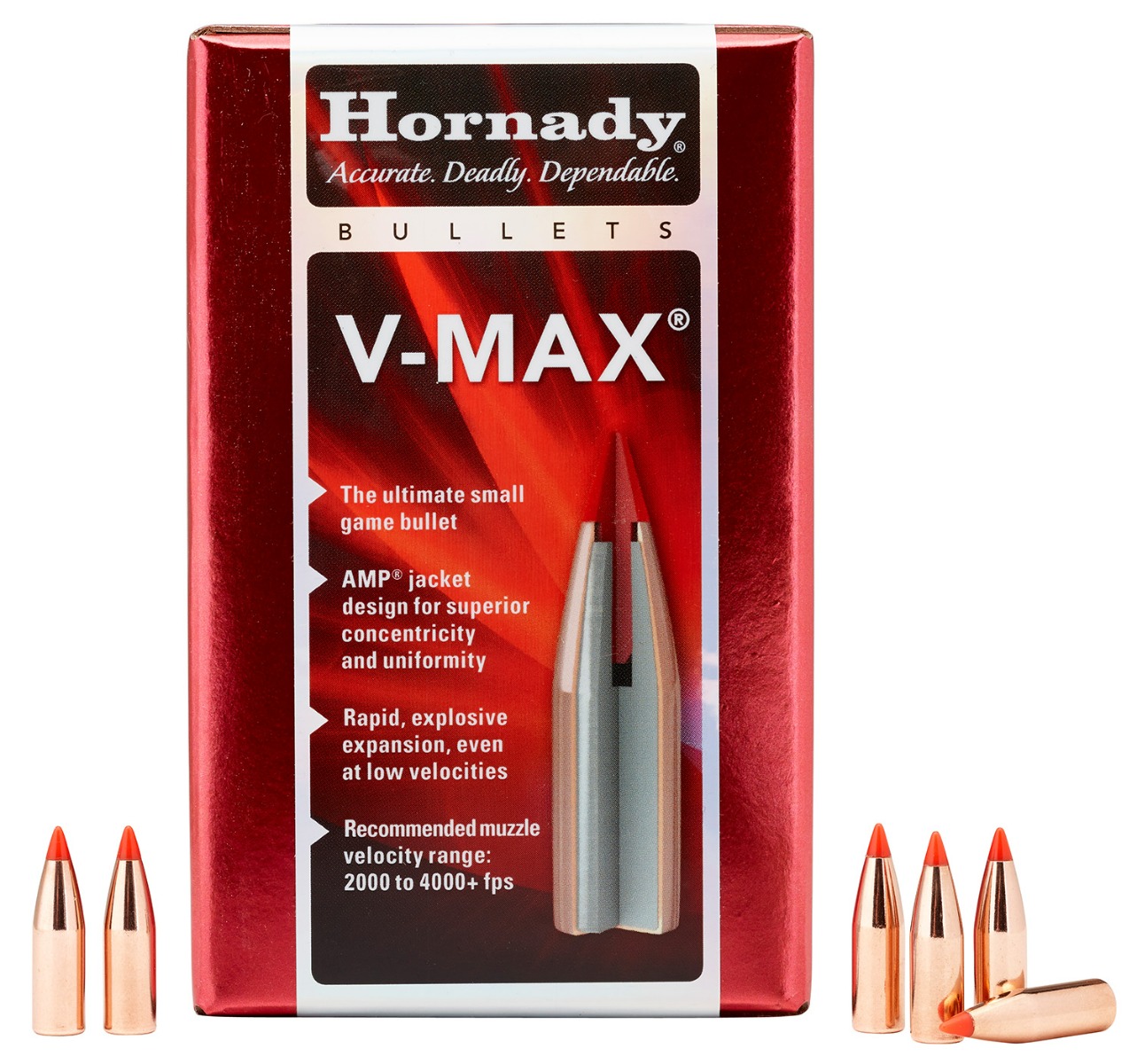 Hornady V-Max 6MM 65gr (.243), 100ct - 22415 - Hornady