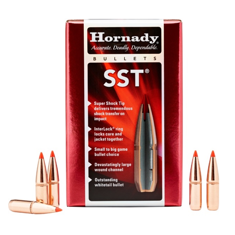 Hornady 30 Cal (.308) 165gr SST Bullets, 100 Count - 30452 - Hornady