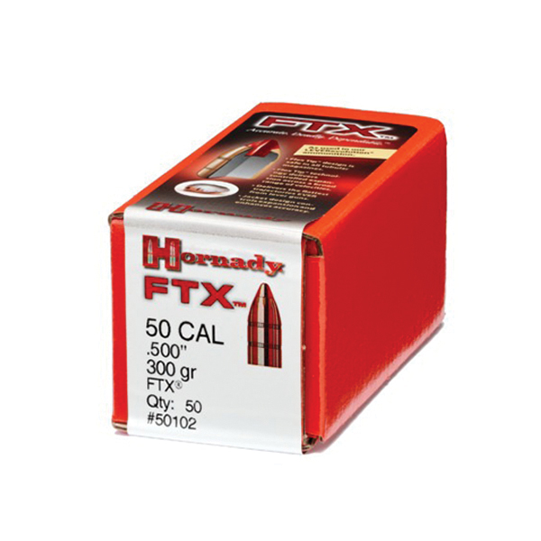Hornady 50 Cal (.500) FTX Bullets - 300gr - 50ct - 50102 - Hornady