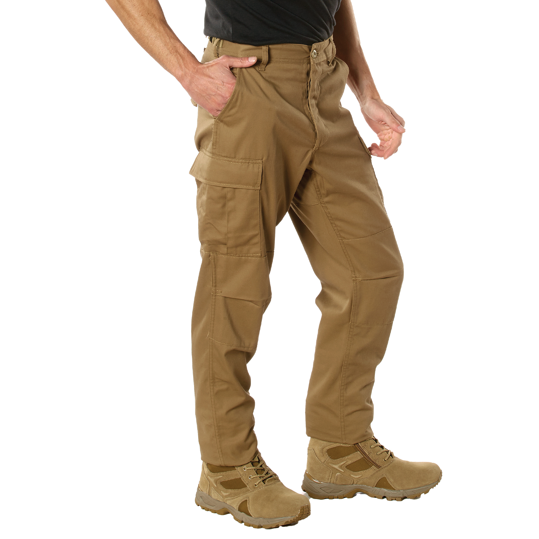 Rothco Rothco Relaxed Fit Zipper Fly Bdu Pants - Coyote Brown, 3X-Large