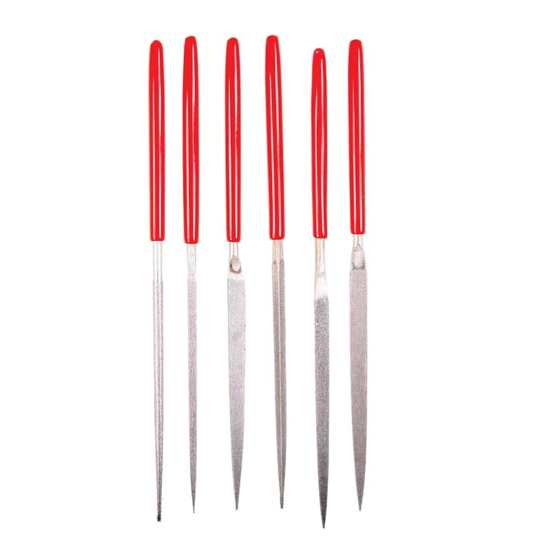 EZE-LAP Diamond Model 600 5.50" 600 Grit Fine Diamond Needle File Set - Eze-Lap Diamond Products, Inc
