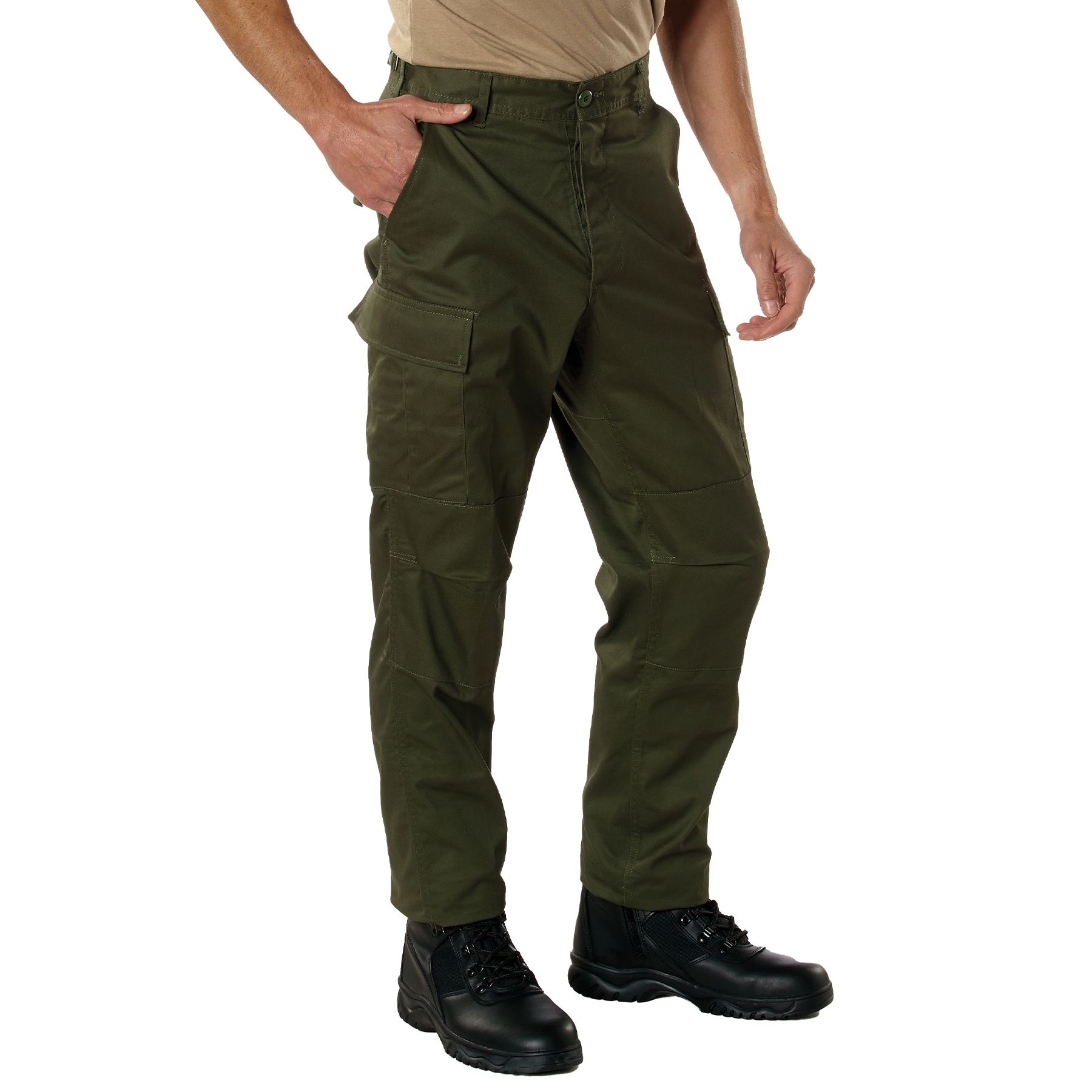 Rothco Rothco Relaxed Fit Zipper Fly Bdu Pants - Olive Drab, Medium