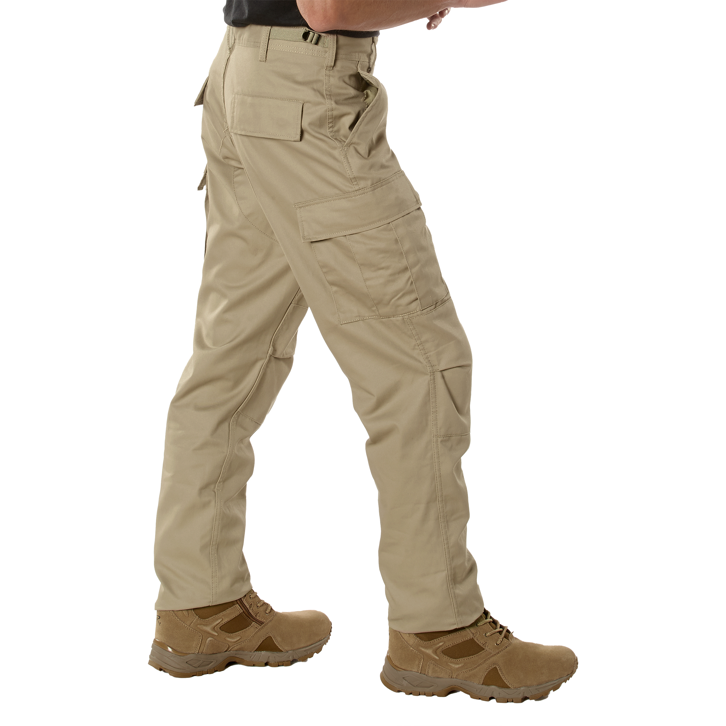 Rothco Relaxed Fit Zipper Fly Bdu Pants - Khaki, Small