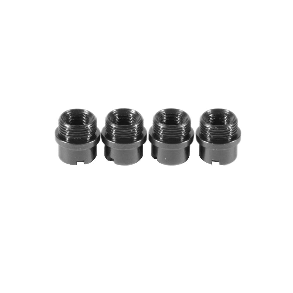 EGW 4-Pack Grip Screw Escutcheon Fits 1911 Commander/1911 Government/1911 Officer, Blue - Egw